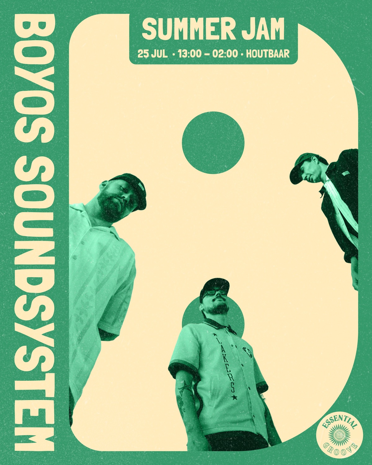 Summer Jam artist card for Boyos Soundsystem