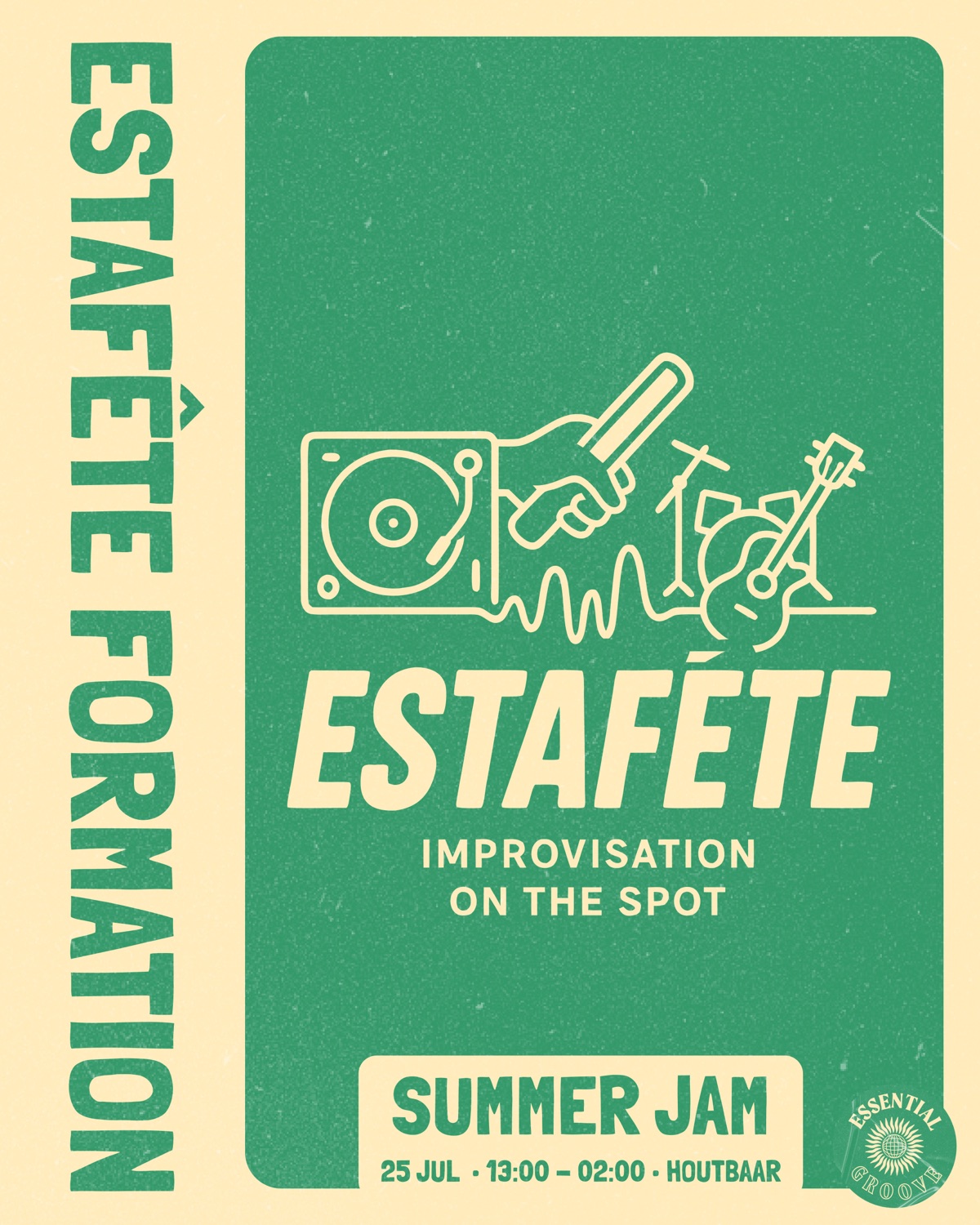 Summer Jam formation card for Estafête