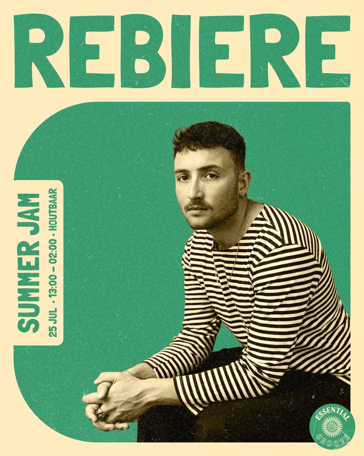 Summer Jam artist card for Rebiere